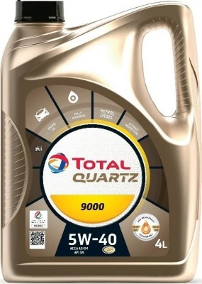 Масло моторное синтетическое TOTAL Quartz 9000 5W40 4L 216418 TOTAL