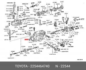 Toyota сальник ТНВД 20х30х 22544-64740 TOYOTA