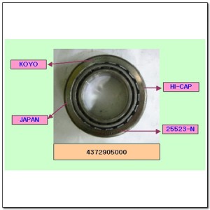 SS Kyron, Action, Rex подшипник дифференциала (внутренний) до 06 KSC 4372905000 SSANG YONG