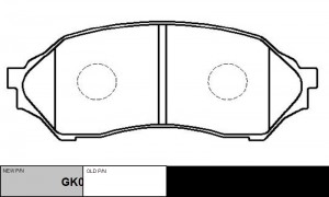 Mazda 323, Protege, Familia 98- колодки тормозные передние CKMZ-1 CTR