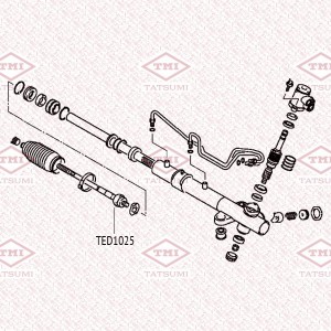 Mitsubishi Lancer 9 Тяга рулевая TED1025 TATSUMI