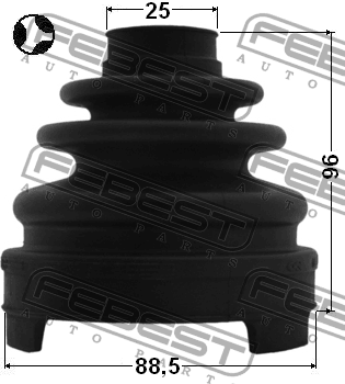 Toyota Camry Пыльник ШРУС внутр. 0215-Z51T FEBEST