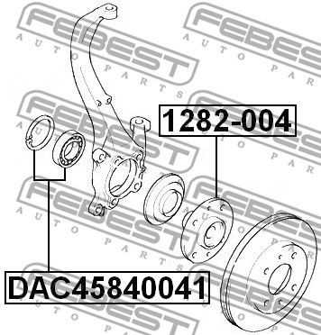 Hyundai SonataEF/SantaFe00-/Tucson/NF/Sportage 04-/10-13/Optima 11-/YF/ix35 10-1 DAC45840041 FEBEST
