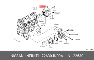 ДАТЧИК ТЕМПЕРАТУРЫ 22630-JN00A NISSAN INFINITI