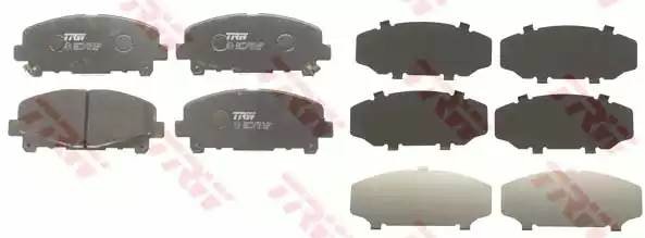 Honda Accord IX 2.0/2.4 08- Колодки тормозные передние к-т GDB3477 TRW