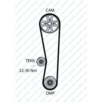 Kia Picanto 1.0-1.1 04-09/Getz 1,1 ремень ГРМ 94792 DAYCO