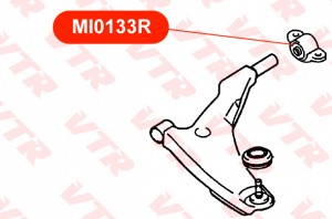 Mitsubishi Galant 00-03 с/блок переднего рычага задний без кронштейна MI0133R VTR