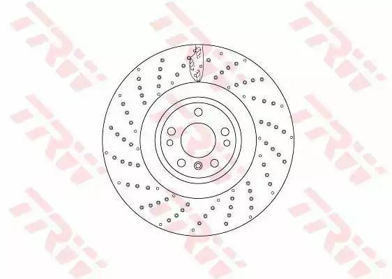 MB GL350 диски передние DF6687S TRW