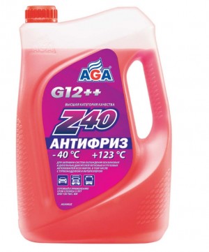 яАнтифриз красный готовый -40С  5л. AGA002Z AGA