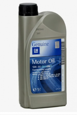 Масло моторное синтетическое GM 5W30 1L 93165690 GENERAL MOTORS
