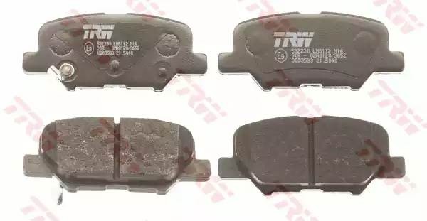 Mitsubishi OUTLANDER 12-, ASX 12-, MAZDA 6 12- колодки задние дисковые GDB3583 TRW