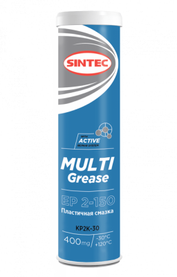 Sintec смазка MULTI GREASE EP 2-150 400 г. туба   -30+120 80511 SINTEC