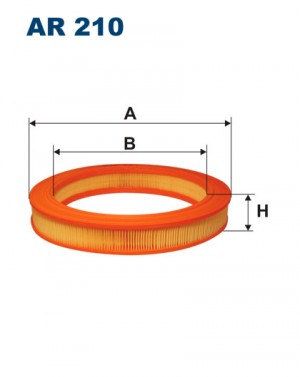 BMW E30/E21/E12/E28 1,6-1,8 карб. фильтр воздушный AR210 FILTRON