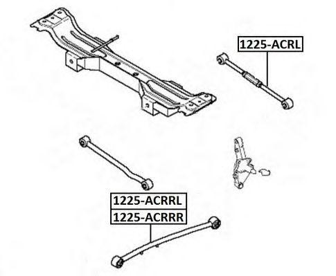 Kia Spectra/Carens 00-06 Тяга зад развальная 1225-ACRL ASVA