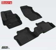 Mazda 3 2009- Ковры салона черные Liner 3D Lux текстиль ST7400375 SOTRA