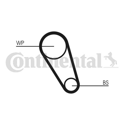 VAG AUDI, SEAT, SKODA, VW 1.4 TFSI 11- ремень привода водяного насооса CT-1169 CONTITECH