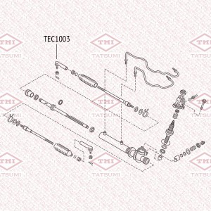 Nissan Almera N15, Primera 12, Sunny 85- наконечник рулевой TEC1003 TATSUMI
