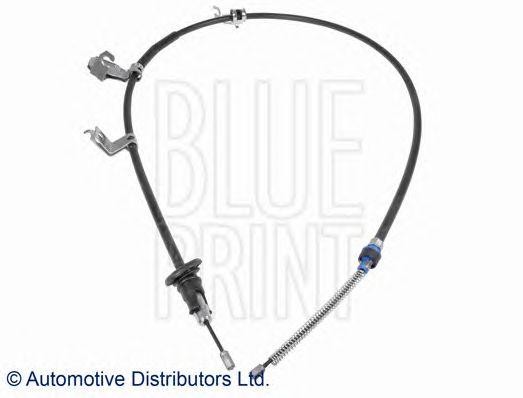 Mitsubishi: colt 04- трос ручного тормоза левый ADC446179 BLUE PRINT