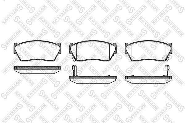 Nissan Sunny Колодки тормозные перед. 375-002-SX STELLOX