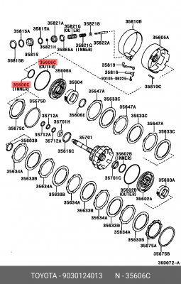 Кольцо уплотнительное Toyota () 90301-24013 TOYOTA