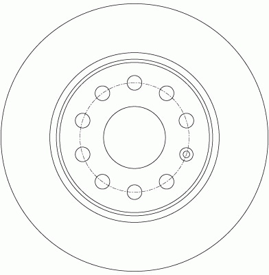 VAG Oktavia, Jetta диск тормозной задний TRW DF7911 TRW