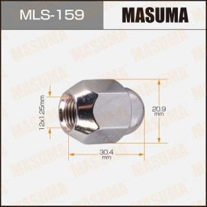 Nissan гайка колесная М12х1.25 закрытая MLS-159 MASUMA
