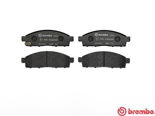 Mitsubishi L200 05- колодки тормозные передние P54038 BREMBO