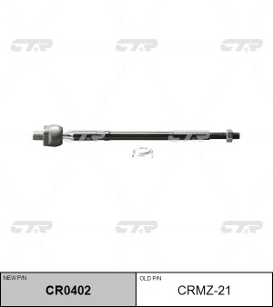 Mazda 323 BG 89> тяга рулевая (Colt 04-???) CRMZ-21 CTR