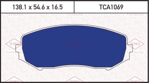 Suzuki Grand Vitara 05- колодки тормозные передние TCA1069 TATSUMI