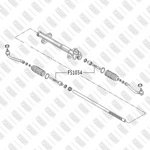 Hyundai I30/Ceed 12- Тяга рулевая FS1034 FIXAR