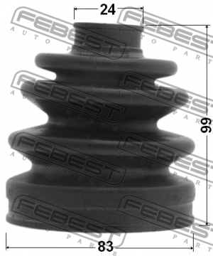 Hyundai Elantra00-05 1.8/2.0/Matrix1.8/1.5D/SonataEF 2.0/Cruze/Epica пыльникШР н 1217-EFAT FEBEST