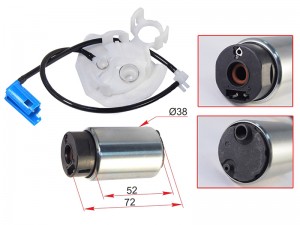 Топливный насос 12V, Toyota Corolla  07-  RAV 4 05-  Suzuki GV 06- ST2322075041 SAT
