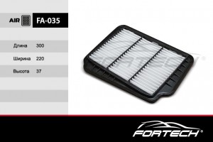 Chevrolet Lacetti/Gentra Фильтр воздушный FA035 FORTECH