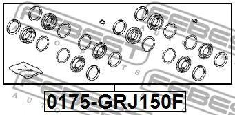 Toyota LC Prado 150  р/к переднего суппорта 0175-GRJ150F FEBEST