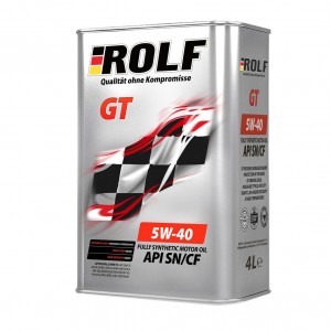 Rolf GT 5W-40 Моторное масло 4L 322229 ROLF