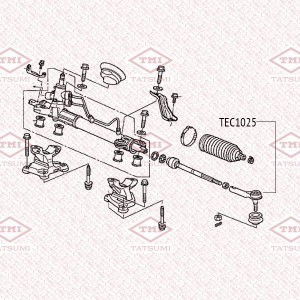 Honda CR-V III 07- наконечник рулевой TEC1025 TATSUMI