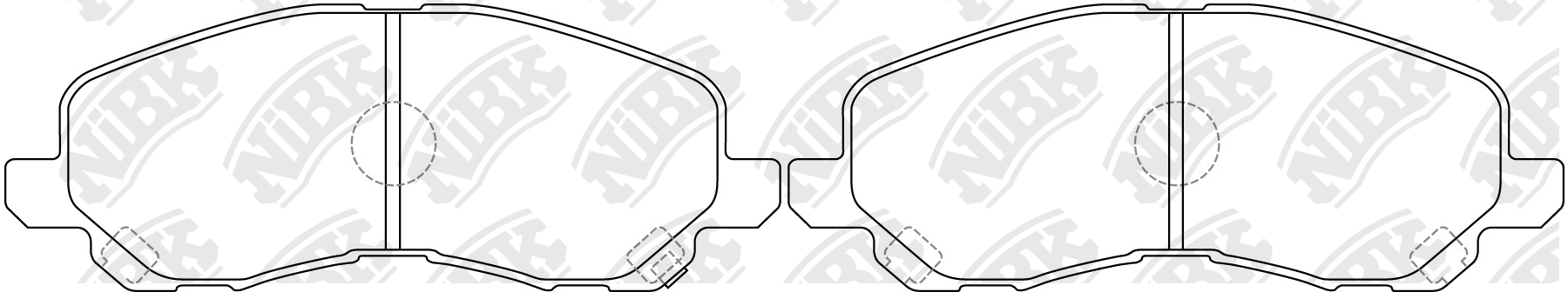 Mitsubishi Lancer 9, 10, Outlander 03-07 см. ВИН, Grandis 04-, ASX, OUTLANDER 20 PN3469 NIBK