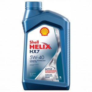 Масло моторное полусинтетическое SHELL HELIX HX7 5W40 1L 550051496 SHELL
