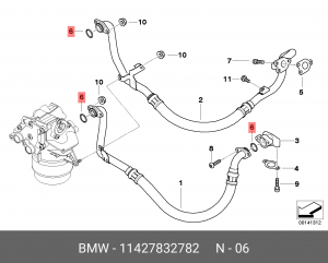 Кольцо уплотнительное 11 42 7 832 782 BMW