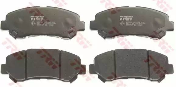 Nissan Qashqai колодки передние дисковые GDB3467 TRW