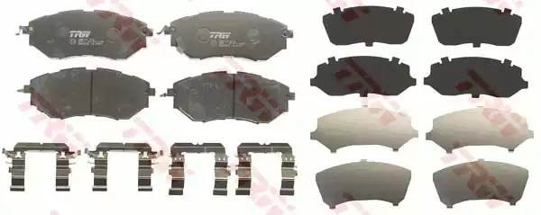 Колодки тормозные (Колодки тормозные дисковые передн SUBARU: LEGACY IV 03-, LEGA GDB3372 TRW
