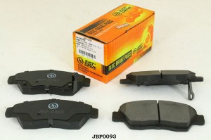 Honda Civic 91-05, Fit, Jazz 07-, Mobilio 01- колодки тормозные передние JBP0093 JUST DRIVE