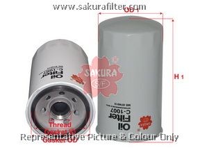 Фильтр масляный C1007 SAKURA