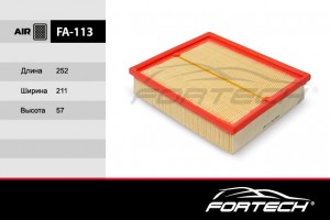 Фильтр воздушный FA113 FORTECH