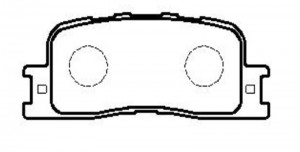 GK1057(новый номер)=CKT43(старый номер) КОЛОДКИ ТОРМОЗНЫЕ CKT43/GK1057 CKT-43 CTR