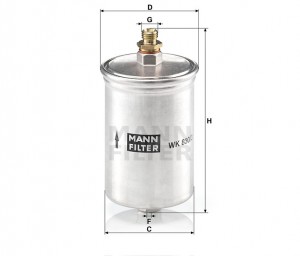 MB W124 фильтр топливный на резьбе WK 830-3 MANN FILTER