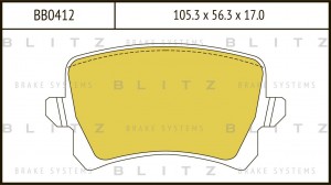 VAG Audi A3/A6/Caddy lll/Golf V/Jetta/Passat 05-/Touran/Tiguan/Skoda Octavia ll  BB0412 BLITZ
