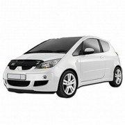Mitsubishi Colt с 2009 Дефлектор капота темный с надписью SG3934DSL EGR