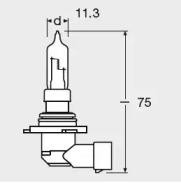 Лампа 55W HIR2 9012 OSRAM