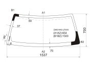 Jeep стекло лобовое DW01449LFWX XINYI